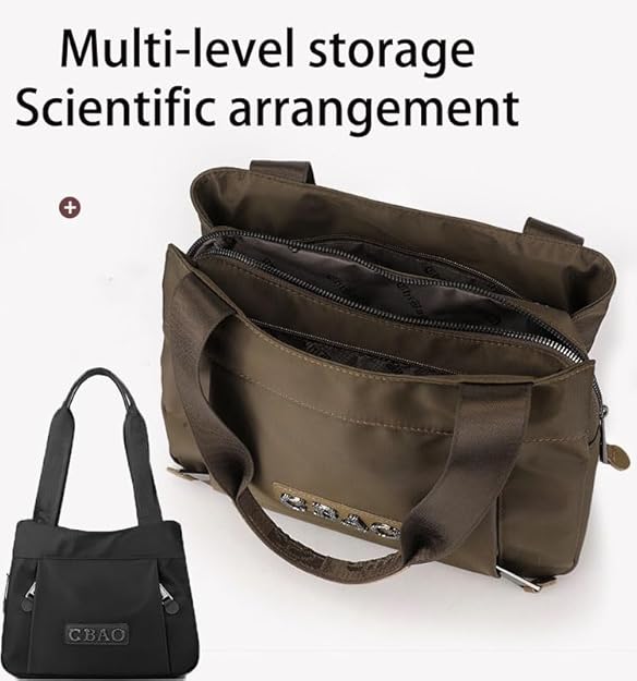 French Nylon Crossbody Bag