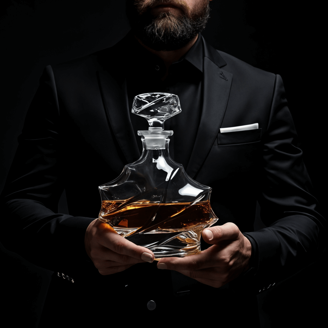 Storm Japanese Crystal Whisky Decanter