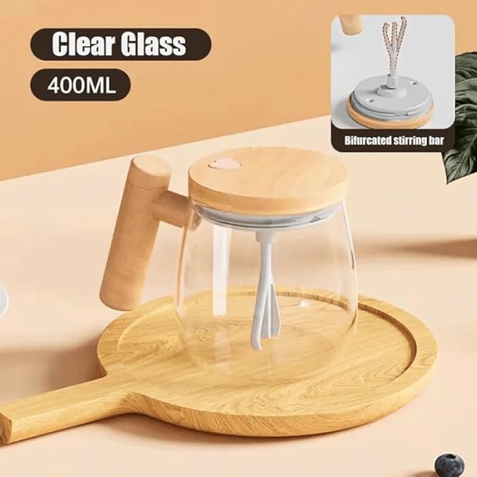 High Speed Electric Mixing Cup, Self Stirring Electric Coffee Cup 400ml