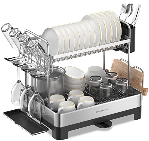 Self-Draining Dish Drying Rack™️
