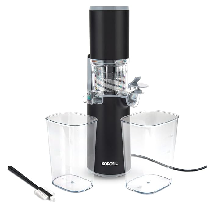 Borosil 130W Easy Cold Press Slow Juicer