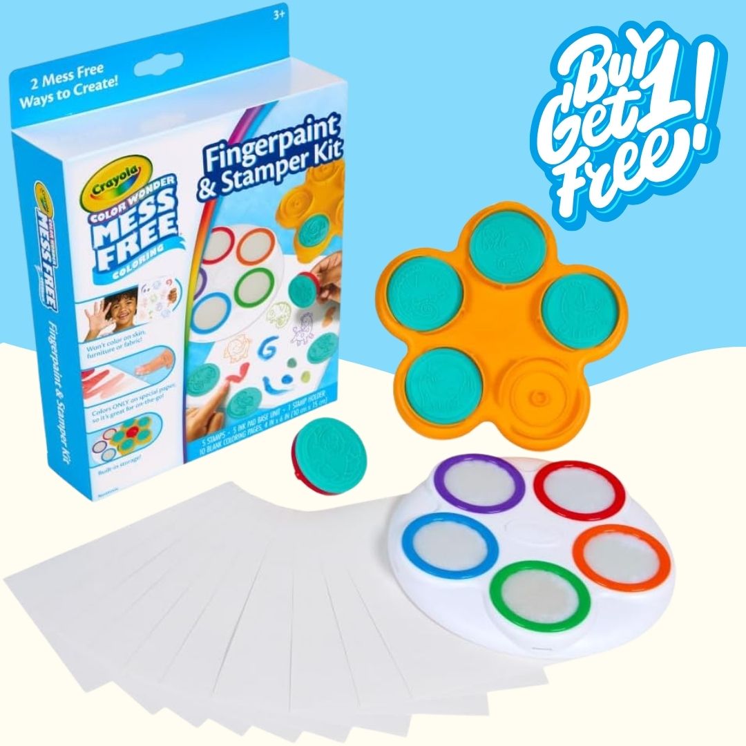 Color Wonder Mess Free Fingerpaint & Stamper Kit™️