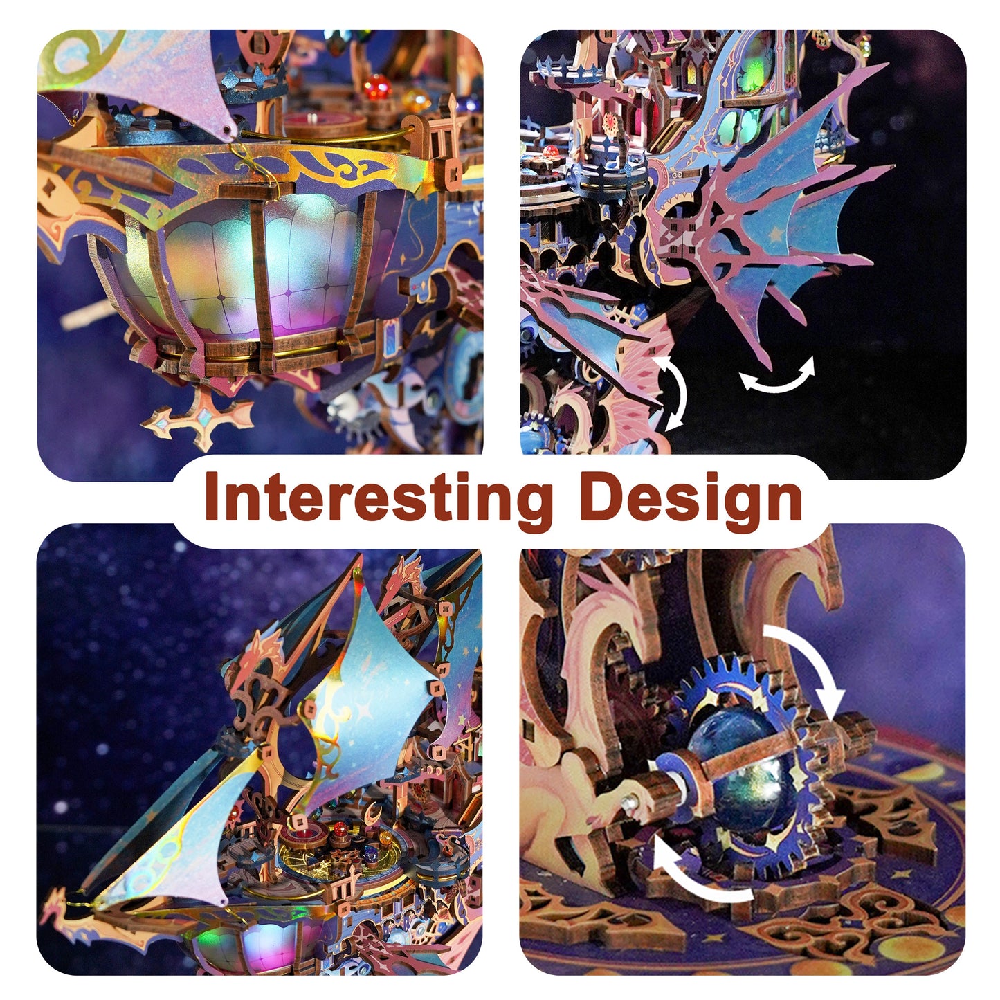 3D Puzzle Transmission Model Kit (Magical Galaxy)