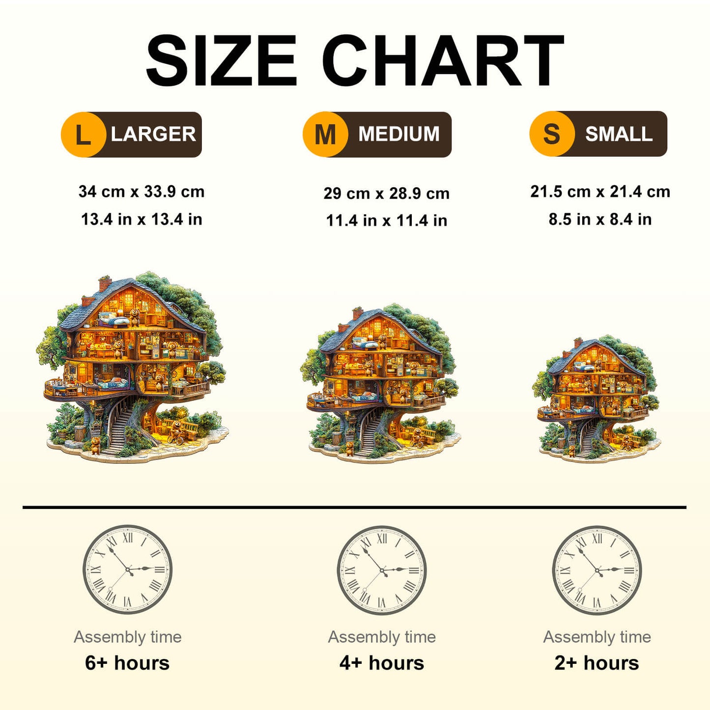 Bear House Wooden Jigsaw Puzzle