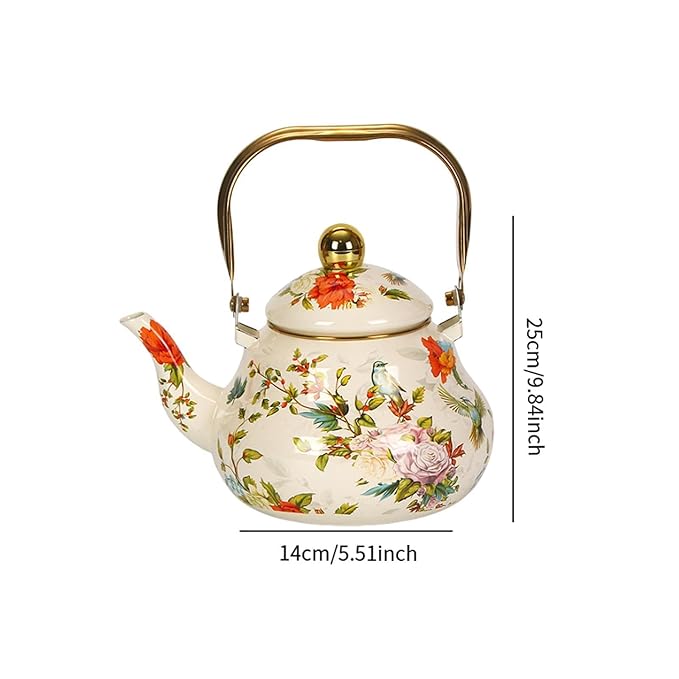 Tea Kettle with Handle Multiuse Coffee Pot for Household Party Coffee 2.5L