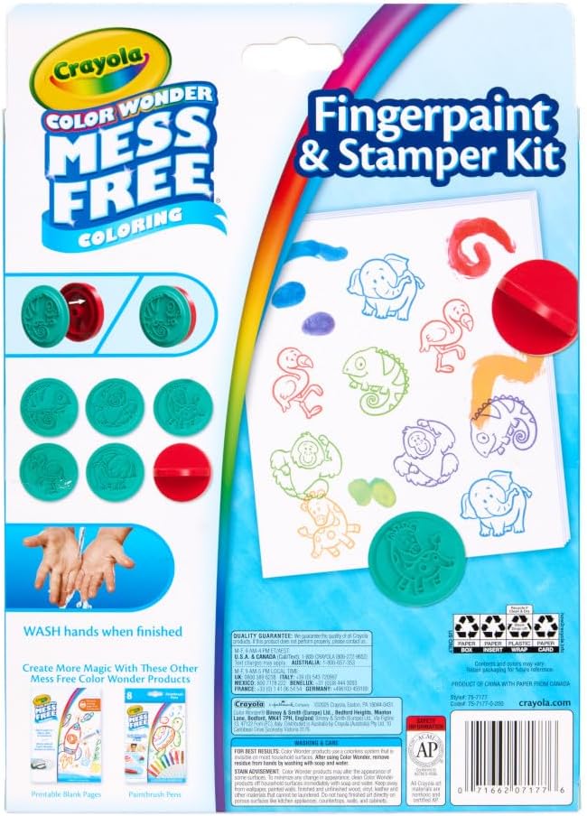 Color Wonder Mess Free Fingerpaint & Stamper Kit™️