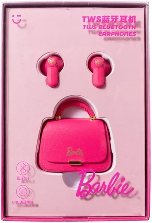 Barbie Collection Bag Style TWS Earphones Model: SX-210 (Pink)