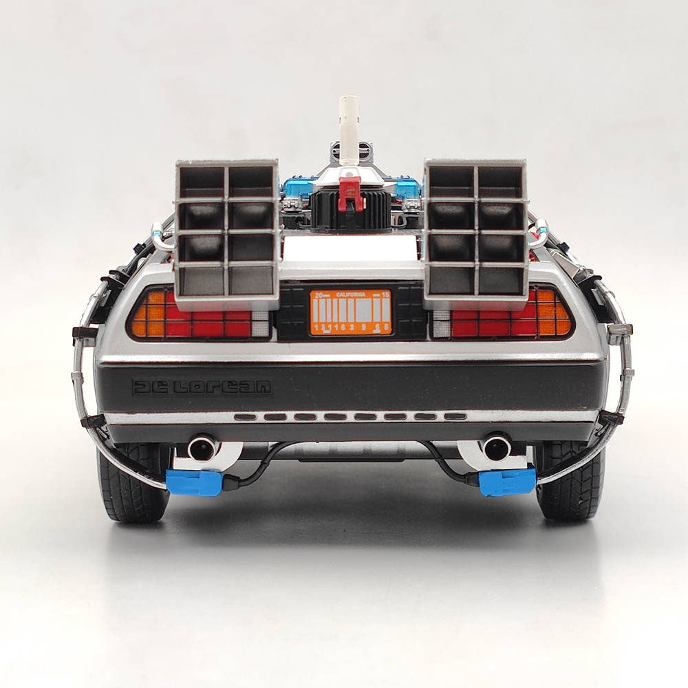 Hot Wheels 1/18 Elite Back To The Future Time Machine BCJ97 Diecast Model Car Collection Auto Gift In stock