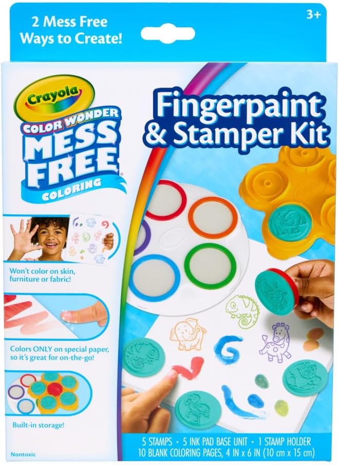 Color Wonder Mess Free Fingerpaint & Stamper Kit™️