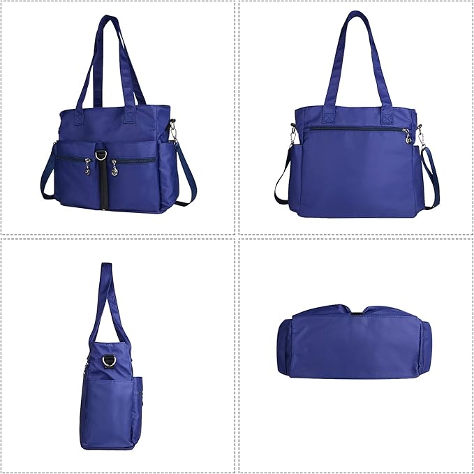 Multipockets Tote Bags Waterproof Purses and Handbags Large Crossbody Bags