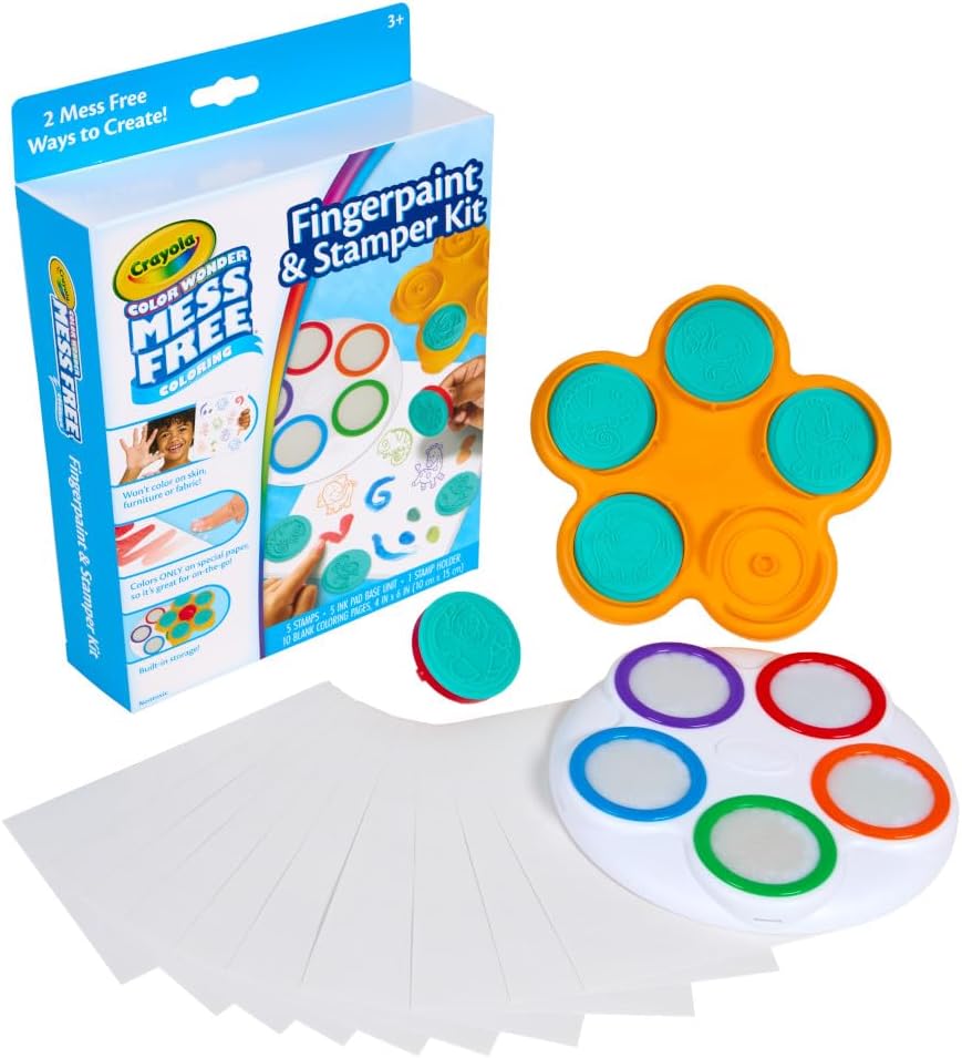 Color Wonder Mess Free Fingerpaint & Stamper Kit™️