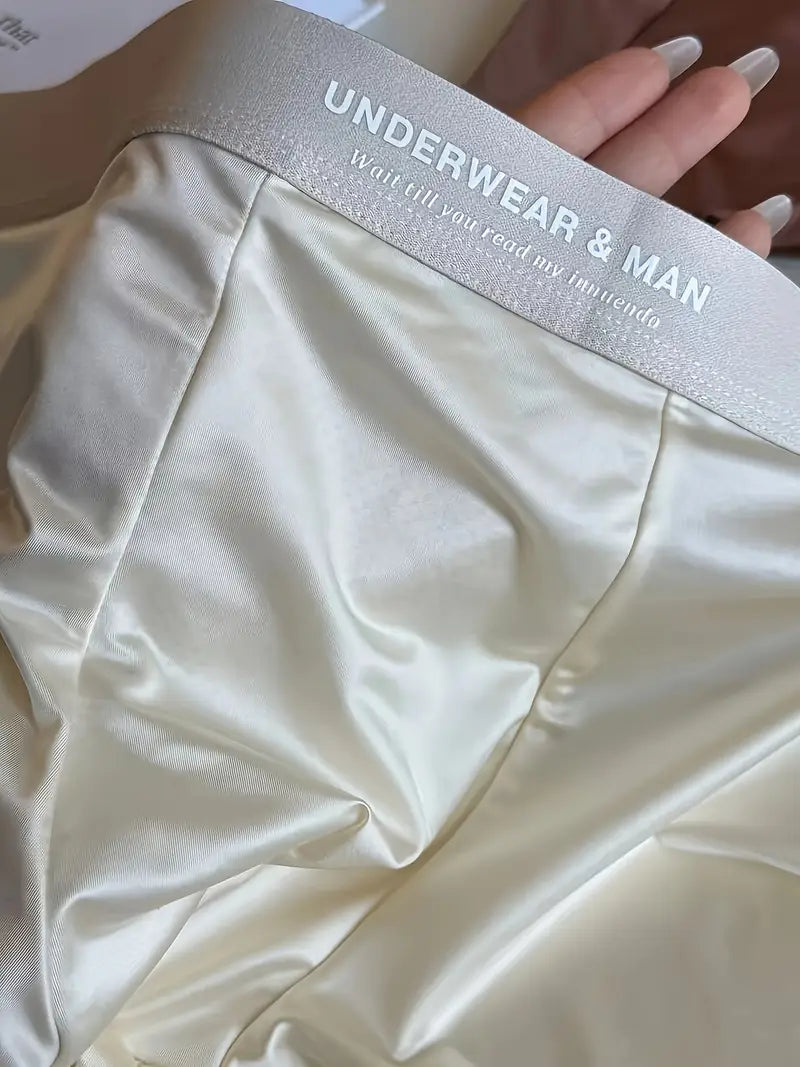 4pcs Men'S Boxer Briefs - Ice Sliky
