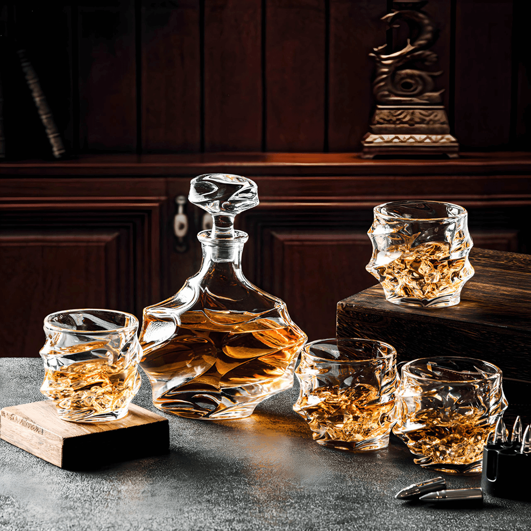 Storm Japanese Crystal Whisky Decanter