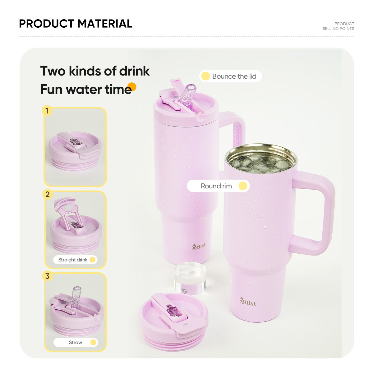 40oz Tumbler With Straw