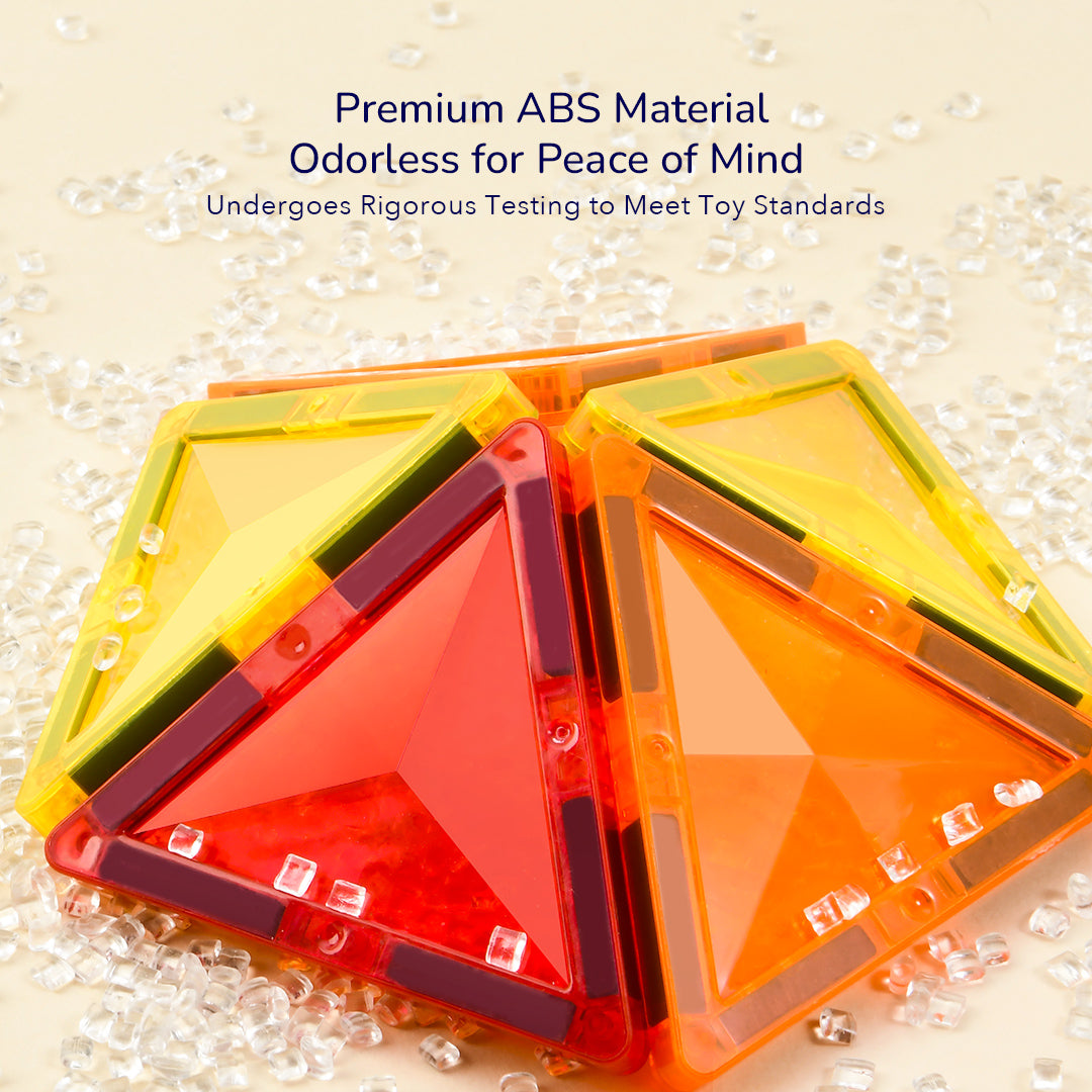 Colorful Magnetic Tiles 60P