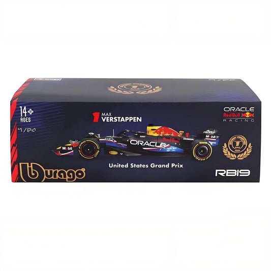 1:24 Red Bull 2023 RB19 Max Verstappen #1 – United States GP