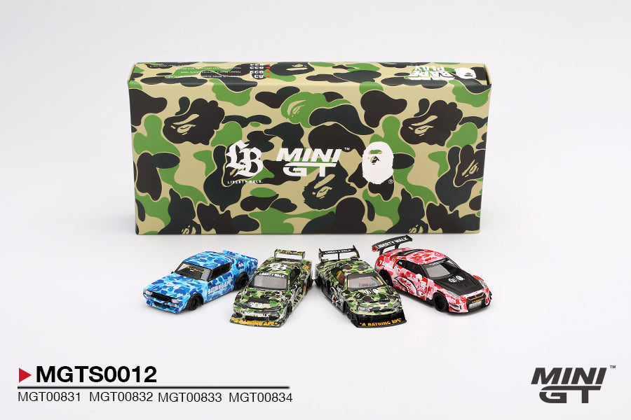 LIBERTY WALK x A BATHING APE Nissan Set