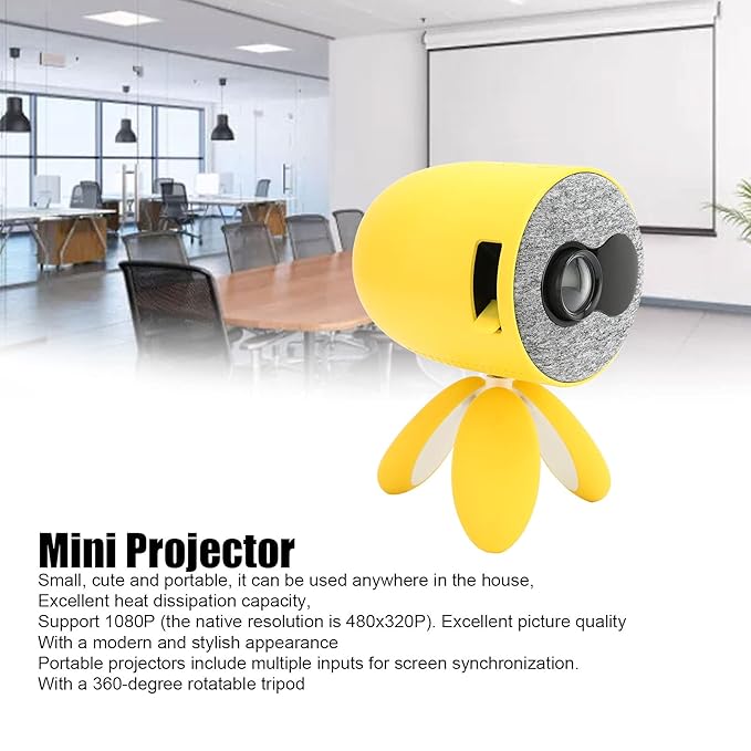 Adium Pocket Size Multi Functional Mini Projector