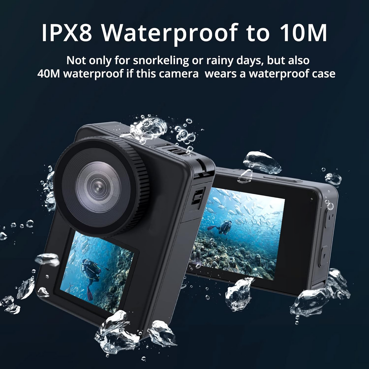 Akaso Brave 7 4K Action Camera Waterproof Body & EIS Stabilization