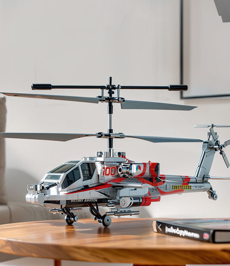 Remote-controlled attack helicopter