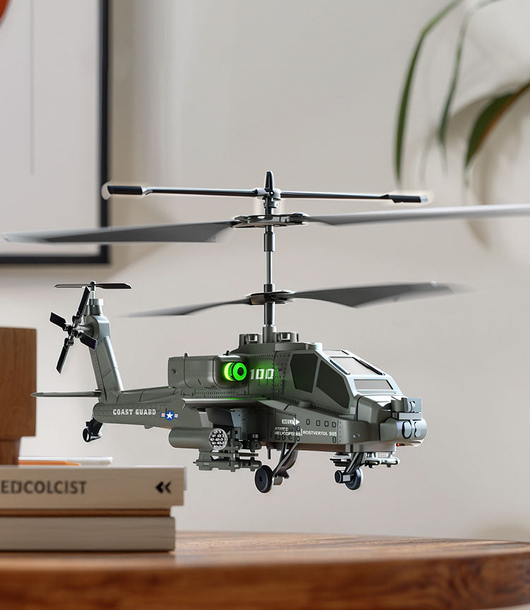 Remote-controlled attack helicopter