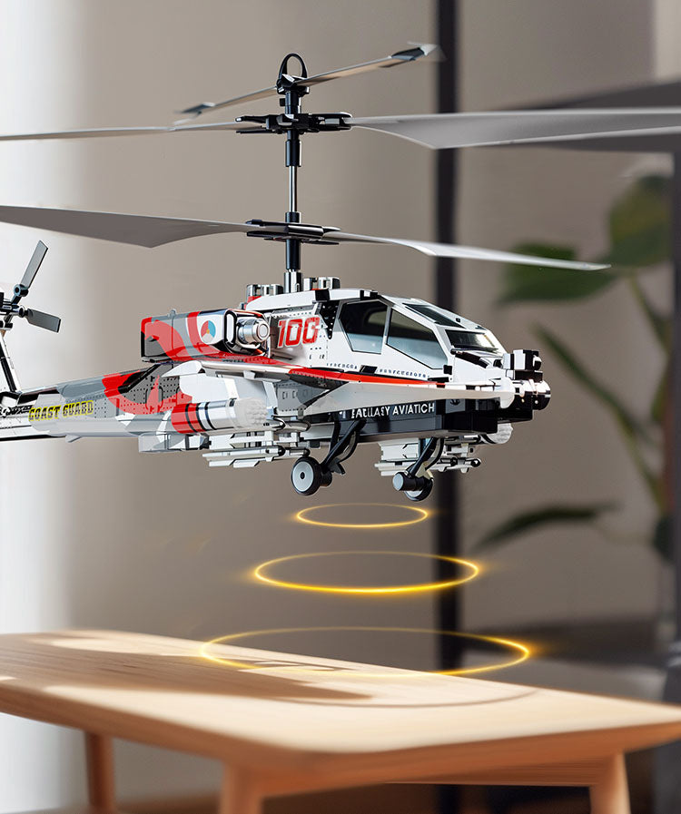 Remote-controlled attack helicopter