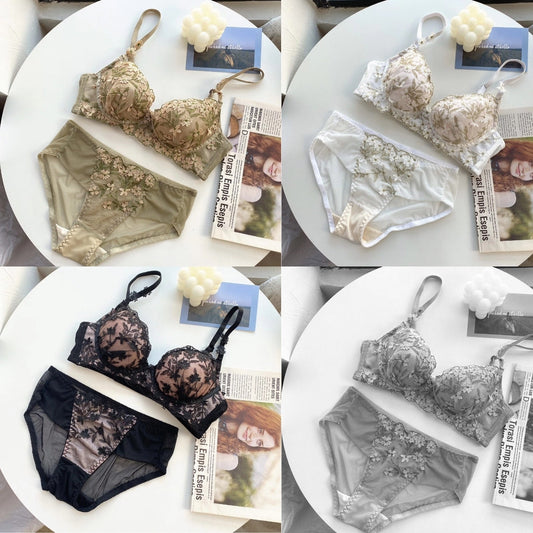 (Pack of 6) Women's Bra Panty Lingerie Set for Girl's Combo | L-95