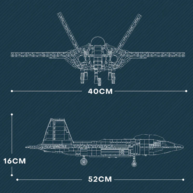 F-22 RAPTOR | 1836PCS