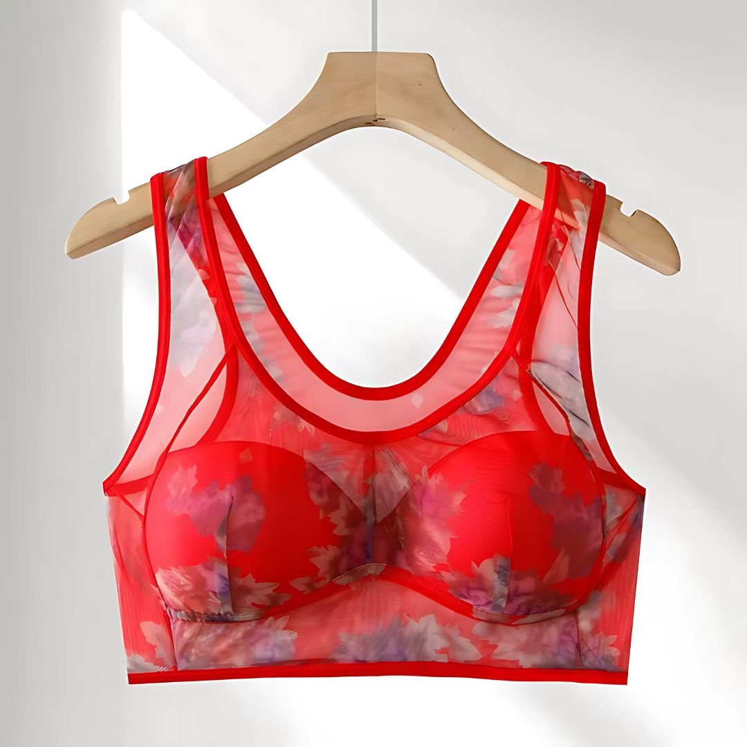 Pack Of 6 Ice Silk Lace Cooling Summer Bra