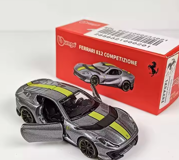Official Bburago Ferrari 812 Competizione - 1 : 64 Diecast Scale Model