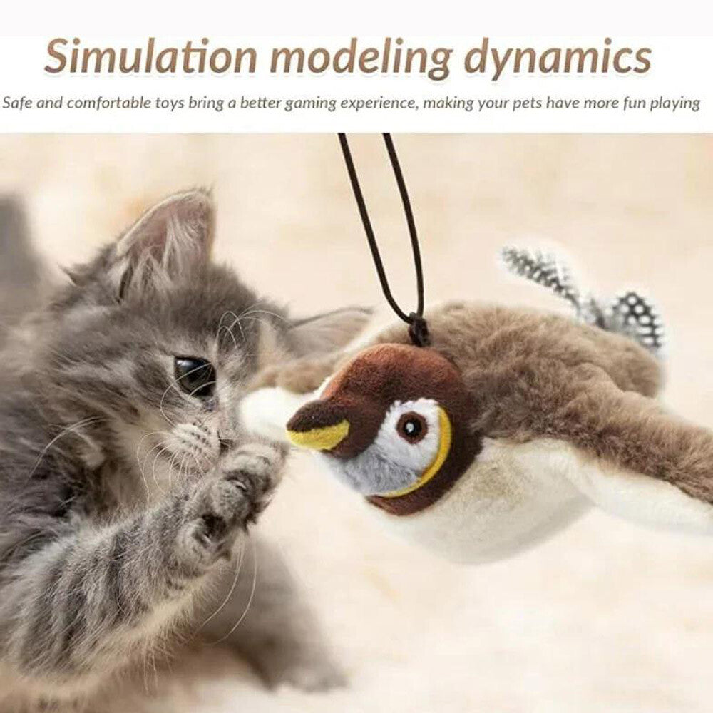 FlappingPaws™ Interactive Chirping Bird Toy for Pets