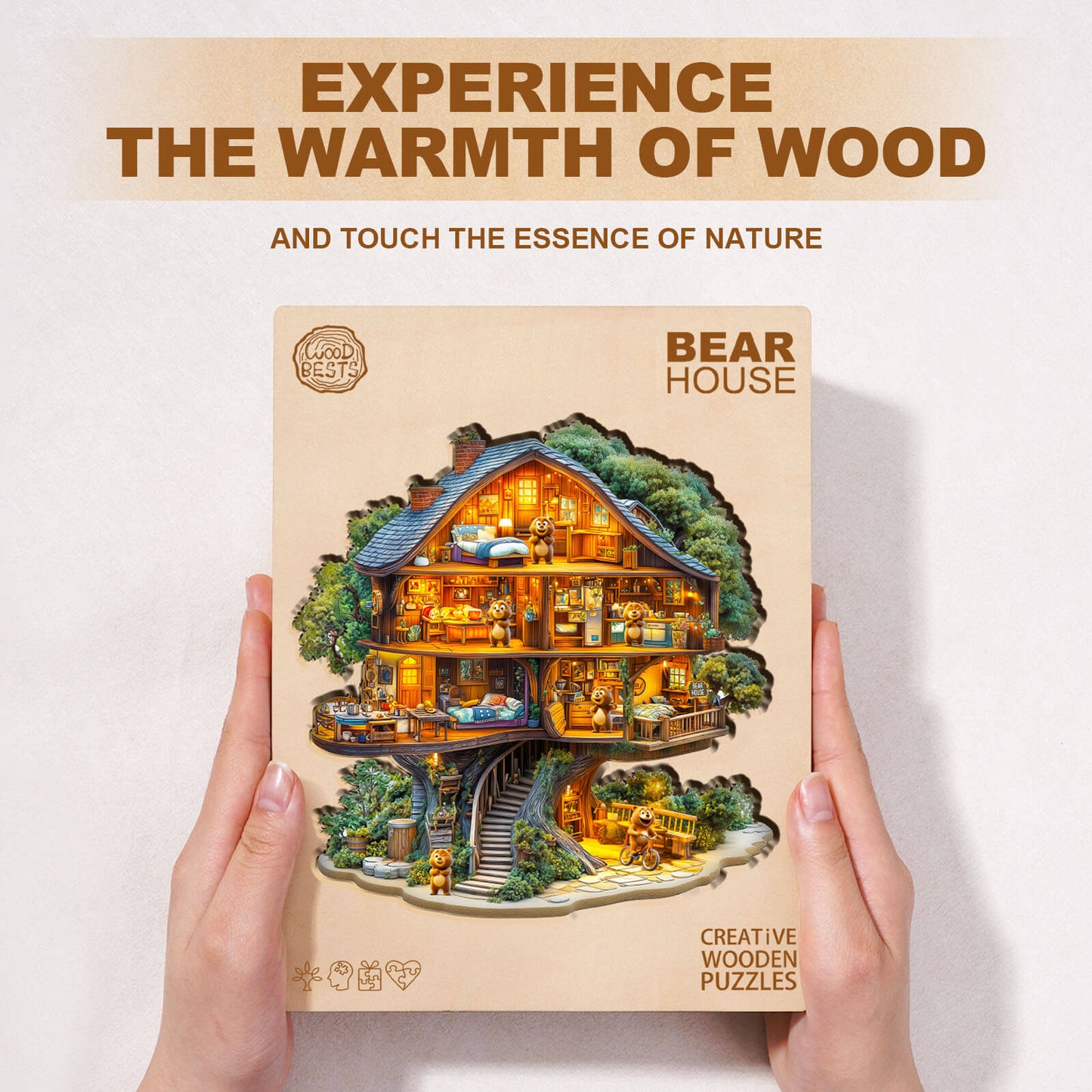 Bear House Wooden Jigsaw Puzzle