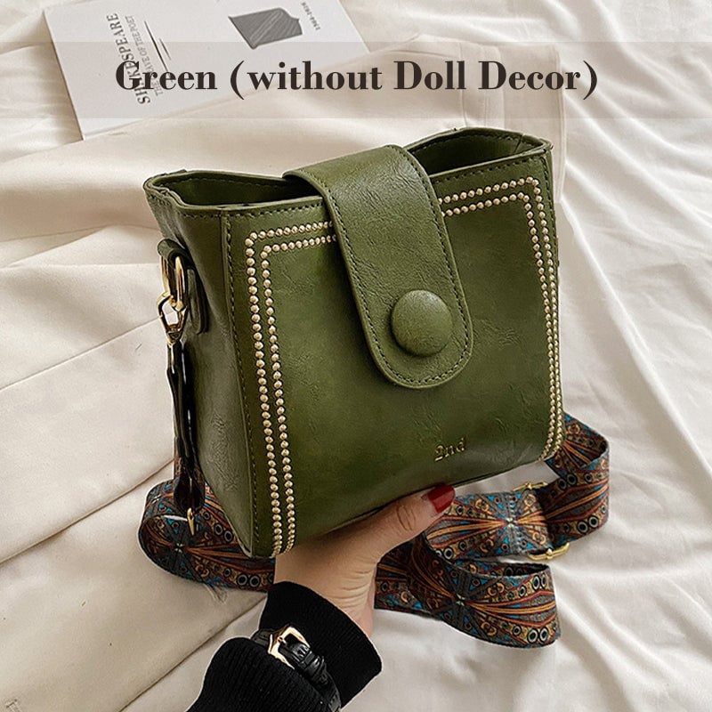 🎁LAST DAY SALE👜Vintage Fashion Bag with Adjustable Wider Shoulder Strap