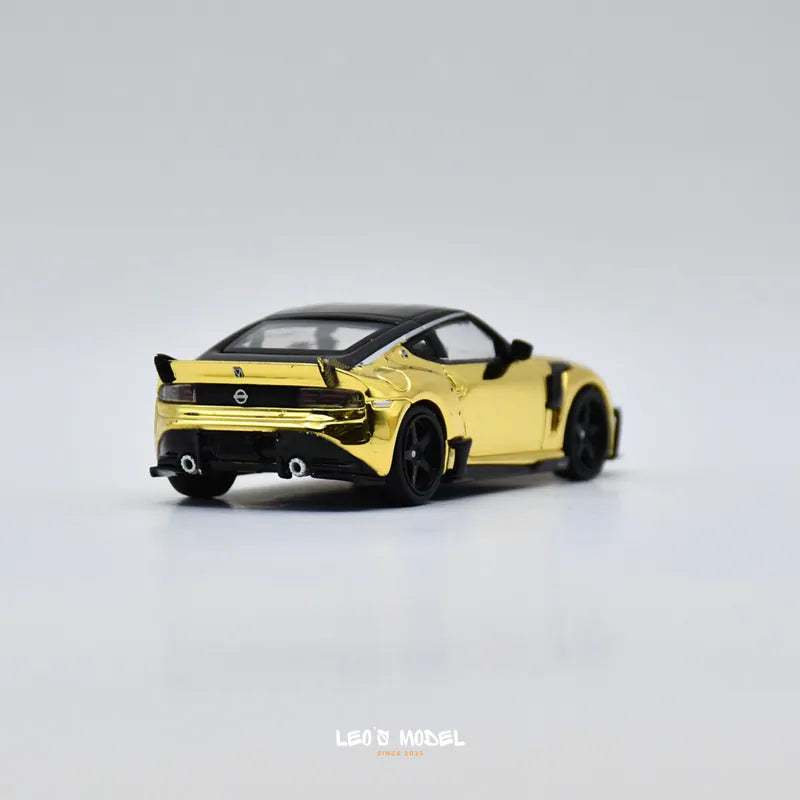 MINI GT 985 Nissan Z VeilSide FFZ400 Gold Chrome