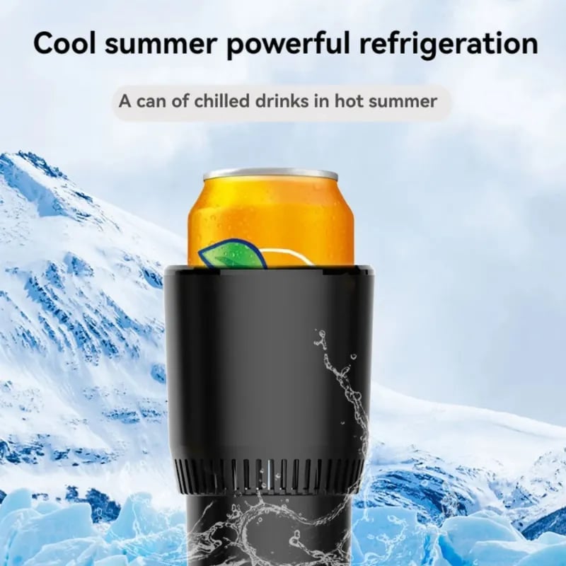 aldorian™-2 In1 Car Heating Cooling Cup 12V Smart Car Cup Holder Digital Temperature