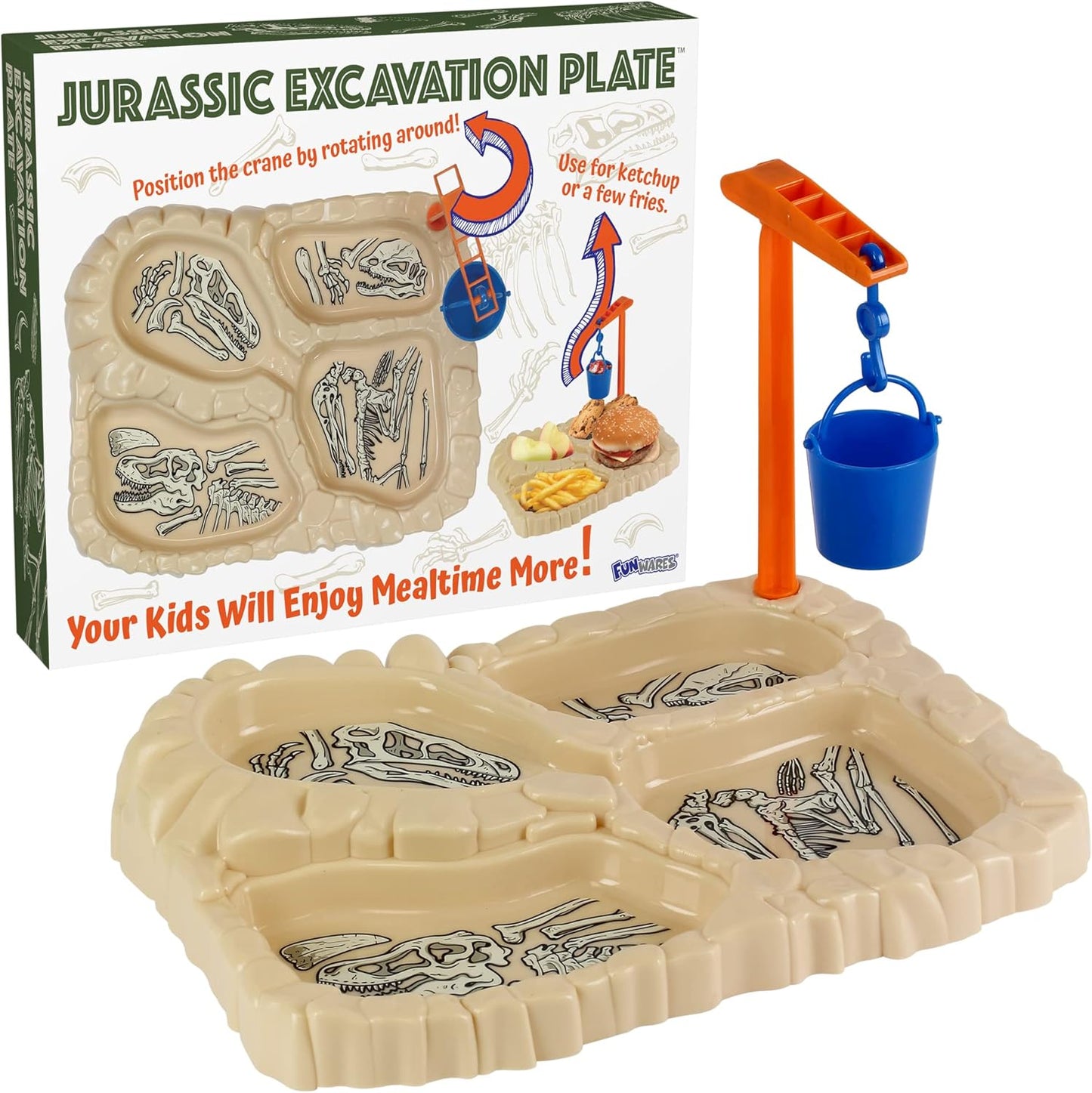 Jurassic World Engaging Kid's Dinnerware Set™️