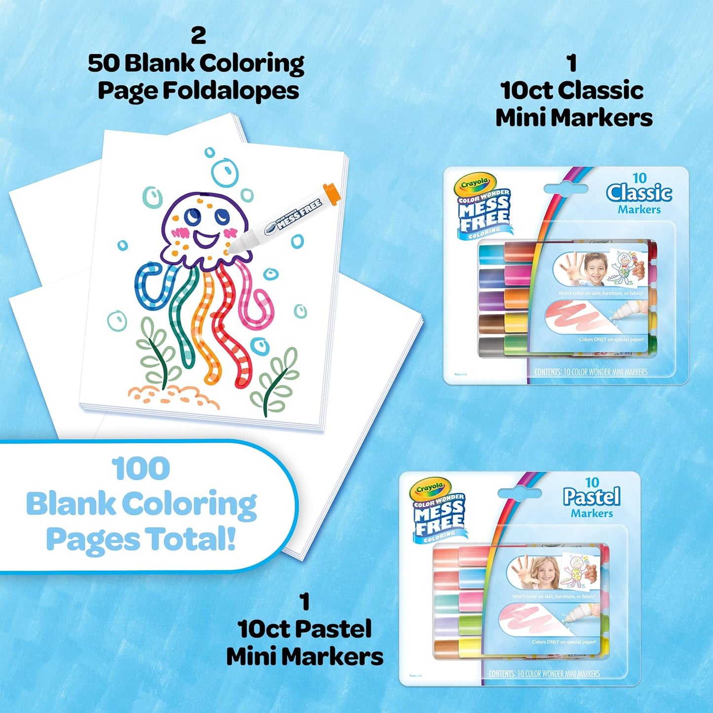 Color Wonder Mess Free Fingerpaint & Stamper Kit™️