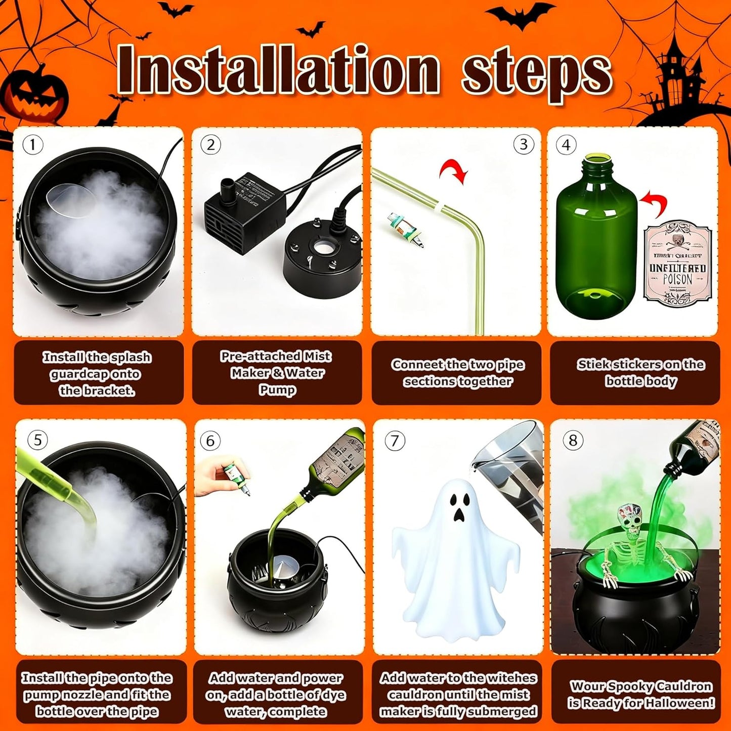 Floating Cauldron Potion Set™