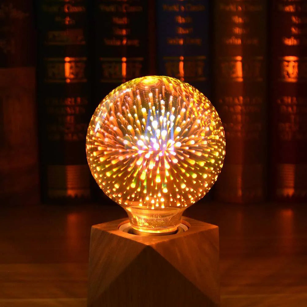 3D Fireworks LED Light Bulb