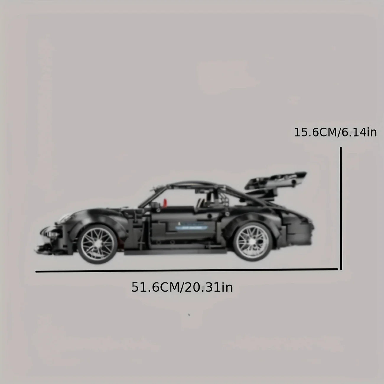 Black High-Precision Assembly Toy Car Model of The Bull Demon King