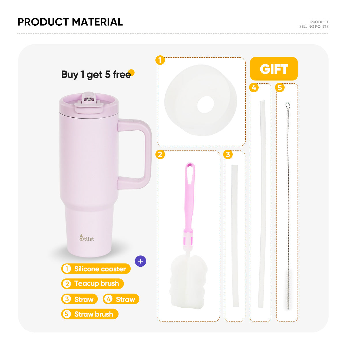 40oz Tumbler With Straw