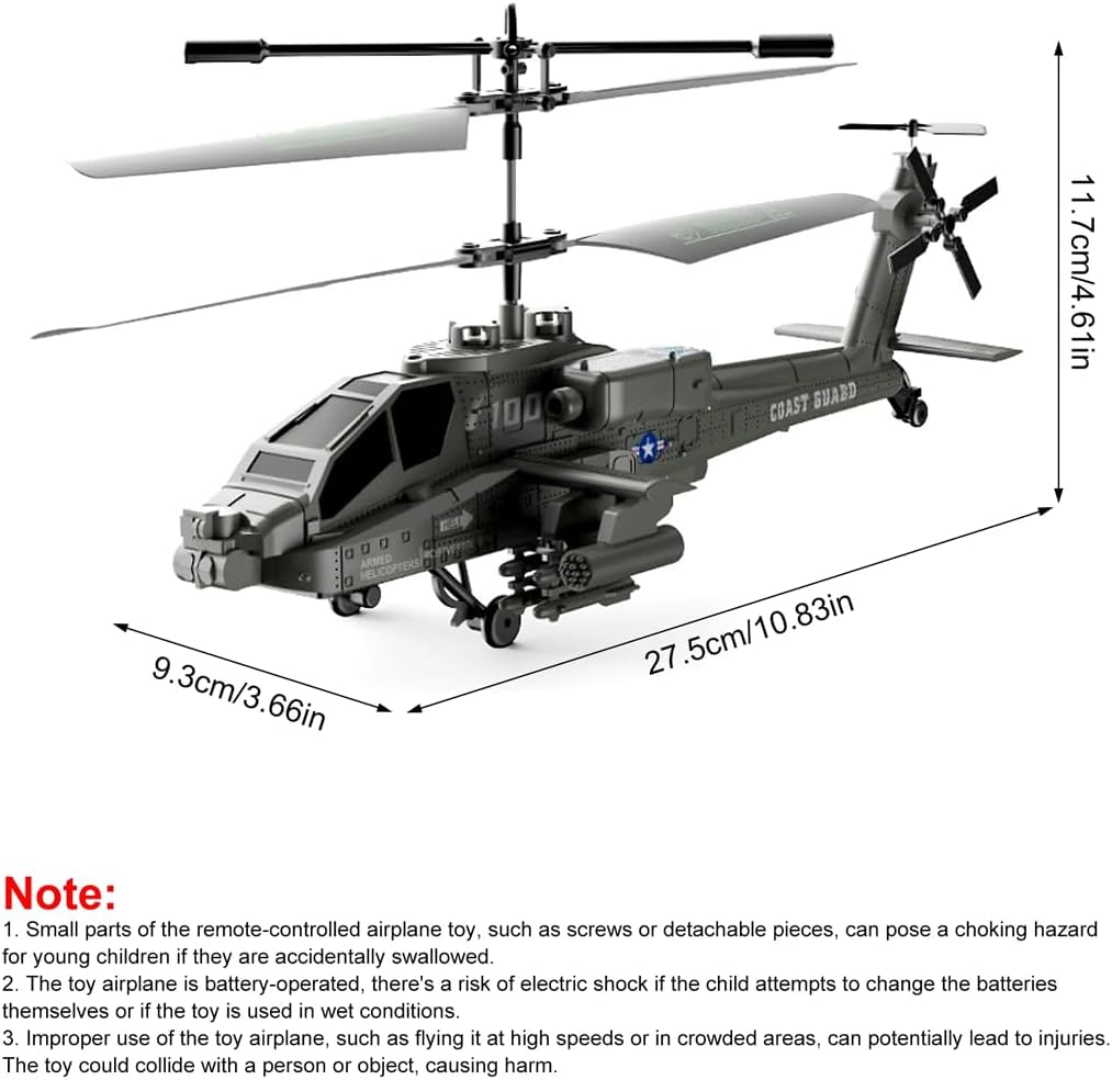 Remote-controlled attack helicopter