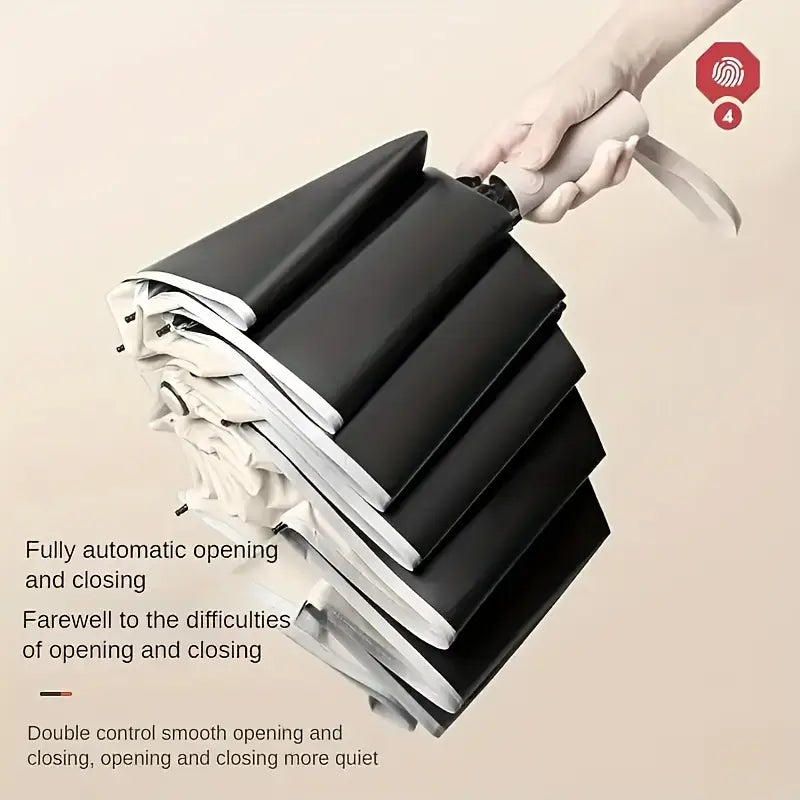 Premium Reverse Auto Umbrella with Double Skeleton & Night Reflector