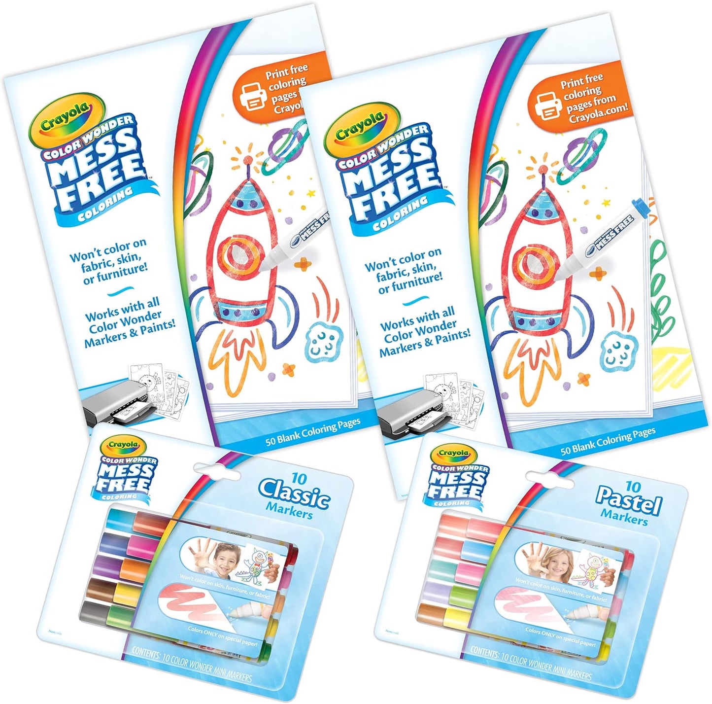 Color Wonder Mess Free Fingerpaint & Stamper Kit™️