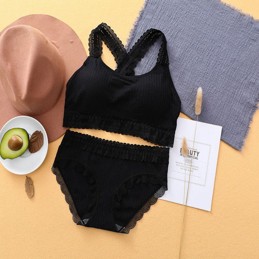 (Pack of 8) Women's Bra Panty Lingerie Set for Girl's | L-129