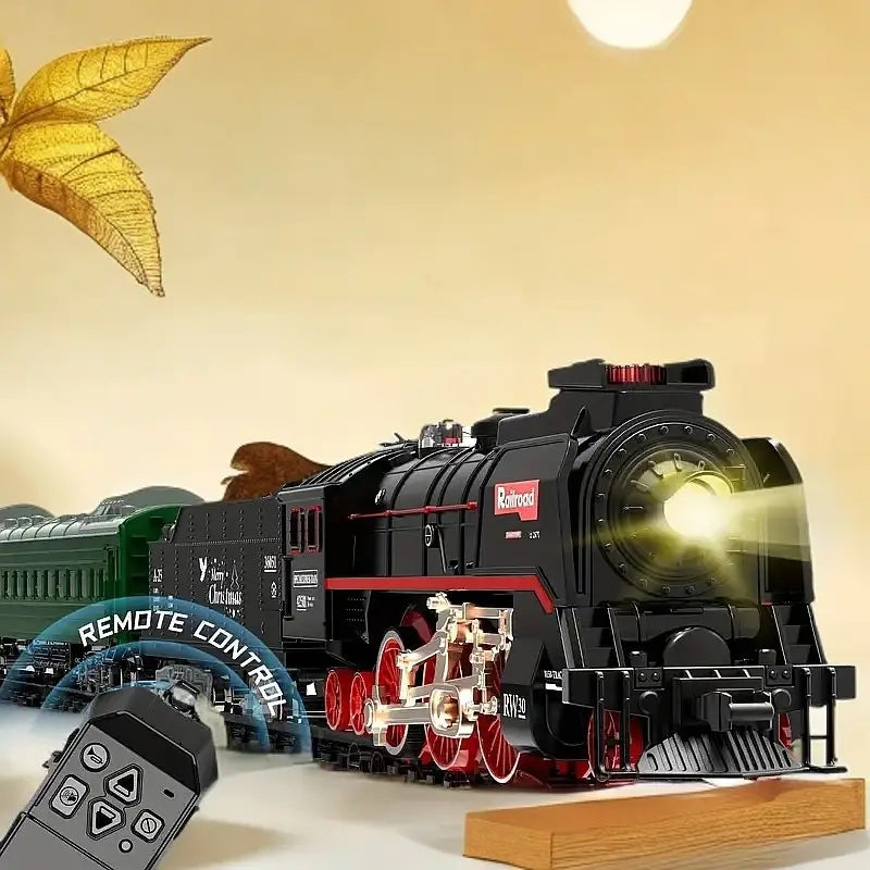 622B Steam Train Toy with Lights, Sounds, and Smoke Special Effects