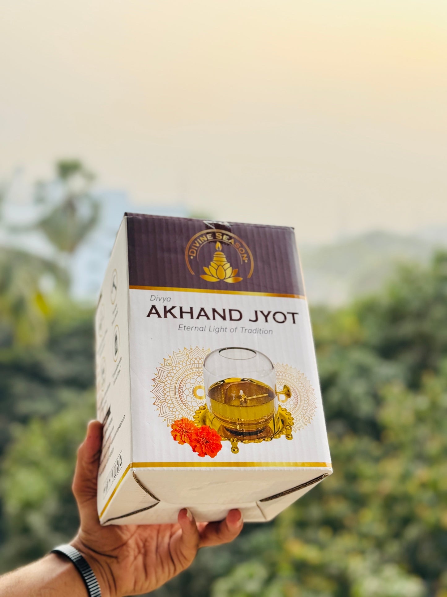 Akhand Jyot Diya™️ - Brass Edition
