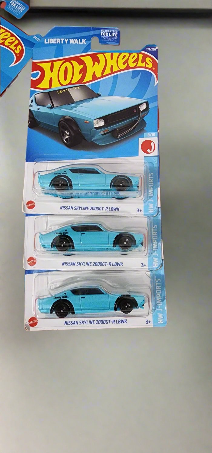Hot Wheels 2022/174 - HW J-Imports 08/10 - Nissan Skyline 2000GT-R LBWK Daicast model sams toy world
