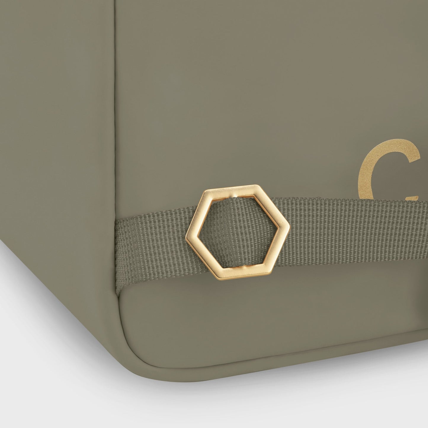 Nuitée Backpack, Light Green, Gold Colour