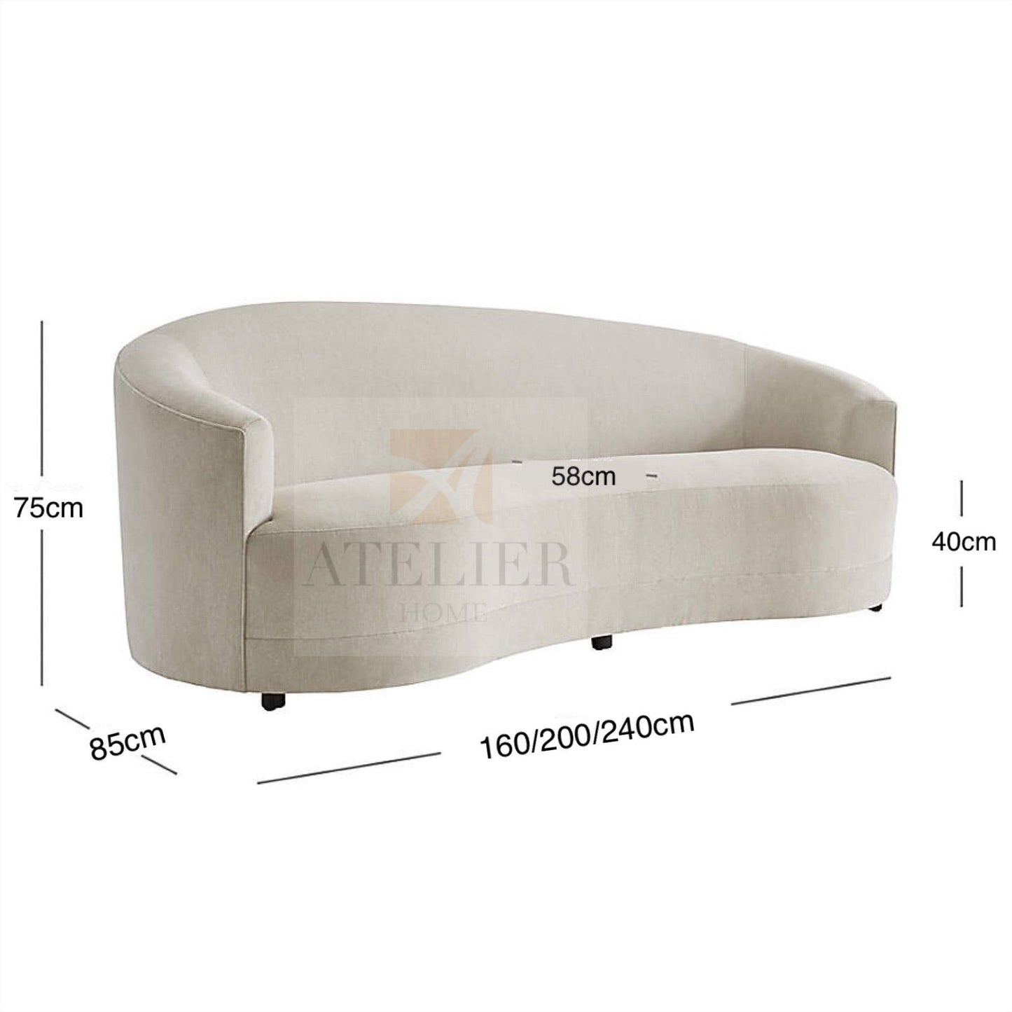 Minova Curve Sofa
